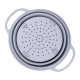 Друшляк 2.6 л силіконовий складаний з ручками 2.6 л Сірий HP34544G