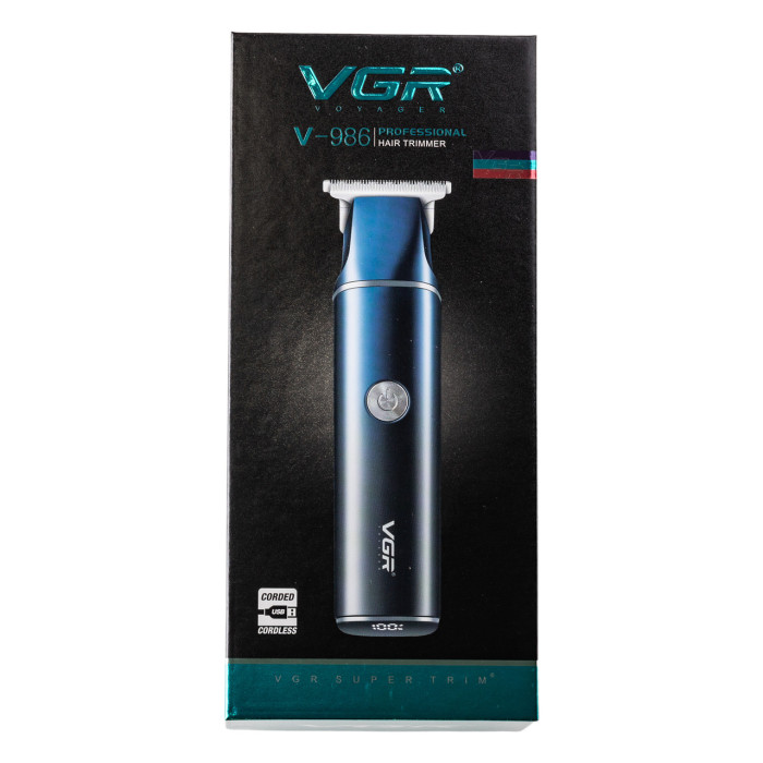 Тример для стрижки VGR з насадками та USB, золото HP-V-986