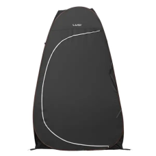 Намет душ-туалет для кемпінгу автомат 120×120×190  тент для душу та туалету туристичний LU-015DB Чорний