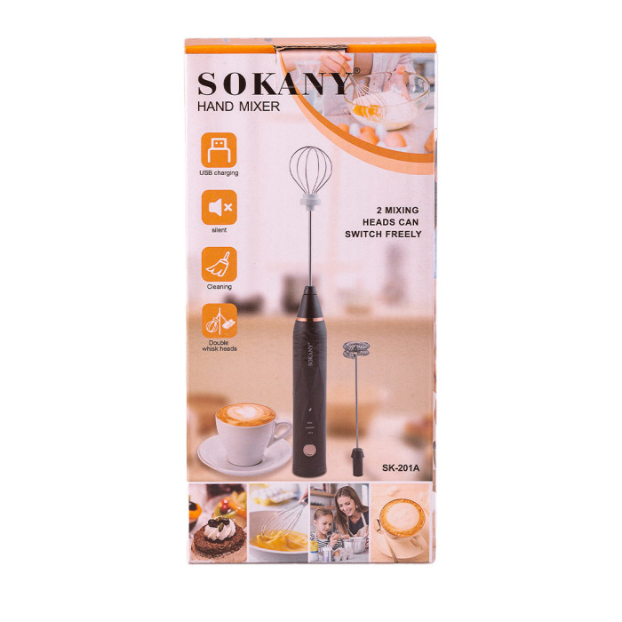 Капучинатор для молока Sokany білий SK201AW