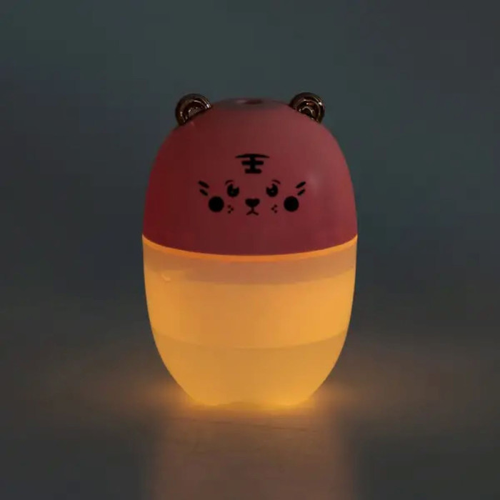 Зволожувач повітря Bear 220ml для дитячої кімнати Рожевий HPBH17201P