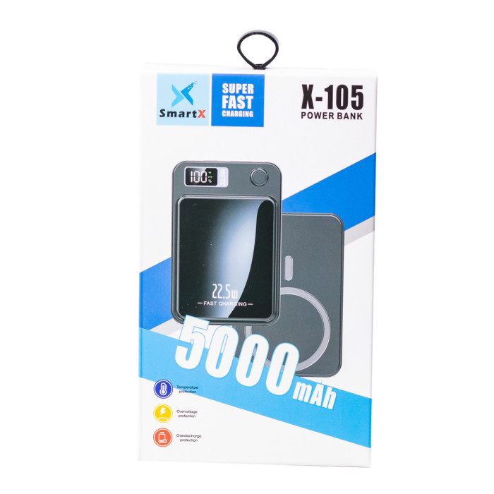 Бездротовий повербанк зі швидкою зарядкою на 5000 mah X105