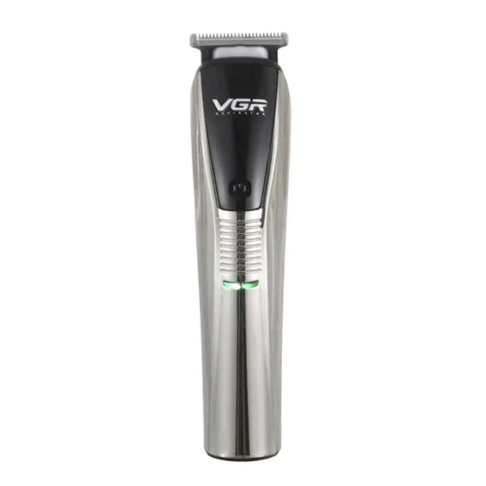 Машинка для стрижки VGR V-029 акумуляторна срібло