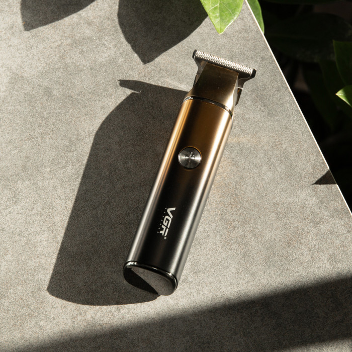 Тример для стрижки VGR з насадками та USB, золото HP-V-986